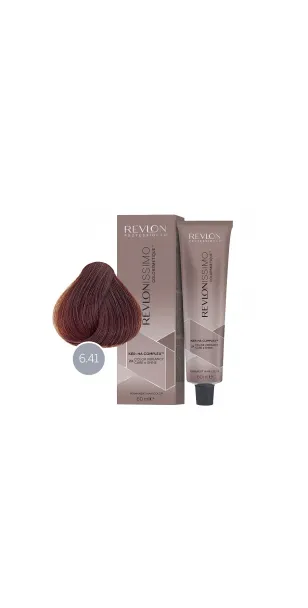 Фото Revlon Professional Revlonissimo Colorsmetique Краска для волос оттенок 6-41 (темный блондин медно-пепельный)