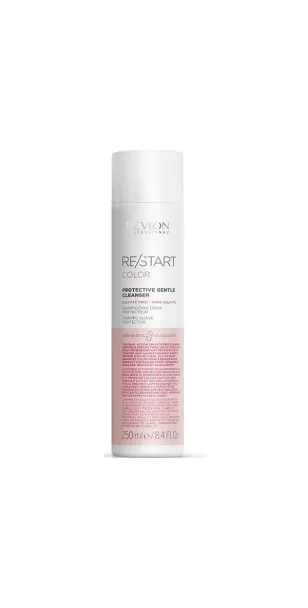 Фото REVLON RESTART Шампунь без сульфатов для нежного очищения окрашенных волос, 250мл