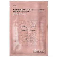 STEBLANC Тканевая крем-маска для лица увлажняющая с гиалуроновой кислотой Hyaluronic acid moisture Solution
