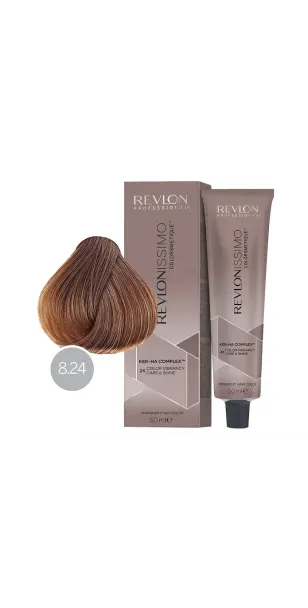 Фото Revlon Professional Revlonissimo Colorsmetique Краска для волос оттенок 8-24 (светлый блондин переливающийся медный)