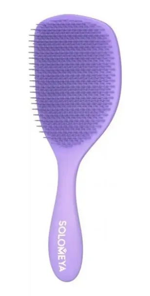 Фото Solomeya Расчёска для сухих и влажных волос с ароматом лаванды Brush Cushion 