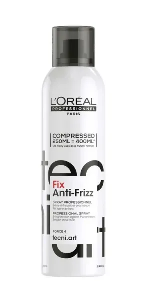 Фото L'OREAL PROFESSIONNЕL TECNI ART ANTI-FRIZZ Спрей сильной фиксации с защитой от влаги  Fix Anti-Frizz, 250 мл