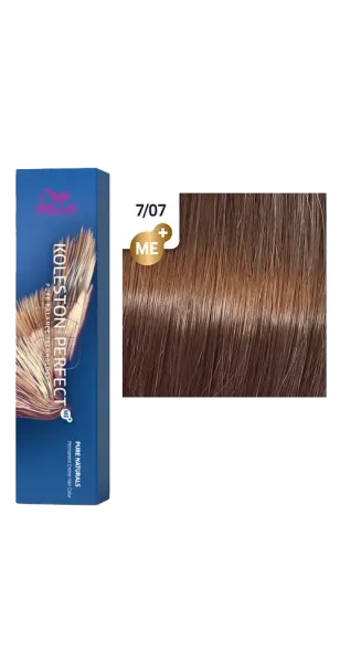 Фото WELLA Koleston Perfect ME+ Крем-краска стойкая оттенок 7/07