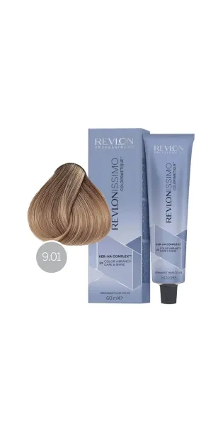 Фото Revlon Professional Revlonissimo Colorsmetique Краска для волос оттенок 9-01 (очень светлый блондин пепельный натуральный)