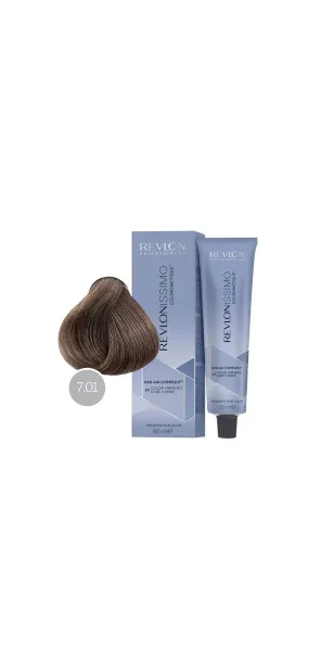 Фото Revlon Professional Revlonissimo Colorsmetique Краска для волос оттенок 7-01 (блондин пепельный натуральный)