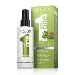 REVLON Uniq One Green Tea Универсальный уход за волосами с ароматом зеленого чая, 150 мл