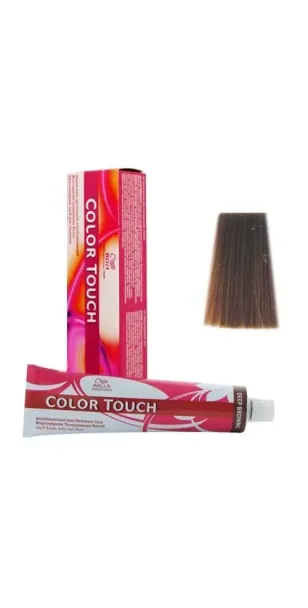 Фото WELLA Color Touch Plus Оттеночная краска без аммиака оттенок 77/03 (средний блондин натуральный золотистый)