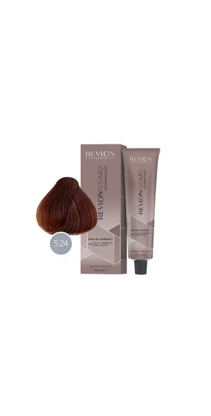 Фото Revlon Professional Revlonissimo Colorsmetique Краска для волос оттенок 5-24 (светло-коричневый жемчужно-медный)