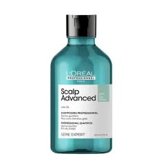 L'OREAL  Professionnel Serie Expert Scalp Advanced Anti-Gras Oiliness Shampoo Шампунь очищающий для жирной кожи головы, 300мл