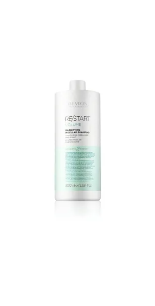 Фото REVLON RESTART Volume Magnifing Micellar Shampoo Мицеллярный шампунь для тонких волос, 1000 мл