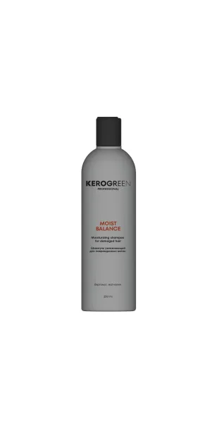 Фото KEROGREEN Шампунь Moist Balance увлажняющий для поврежденных волос, 250 мл