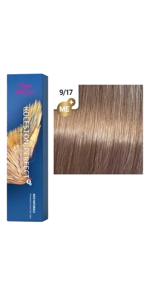 Фото WELLA Koleston Perfect ME+ Крем-краска стойкая оттенок 9/17