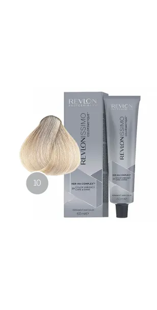 Фото Revlon Professional Revlonissimo Colorsmetique Краска для волос оттенок 10 (очень сильно светлый блондин)