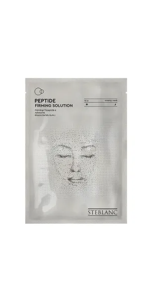 Фото STEBLANC Тканевая крем-маска для лица укрепляющая с пептидами Peptide Firming Solution