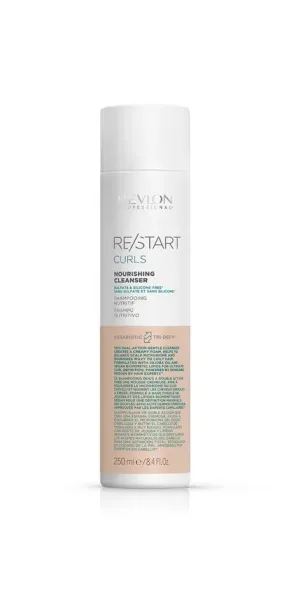 Фото REVLON RESTART Curls Nourishing Cleanser Питательный шампунь для вьющихся волос, 250 мл