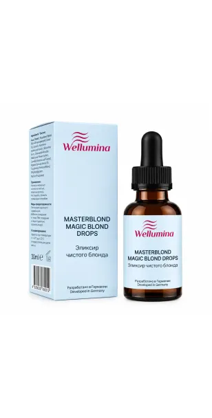 Фото Wellumina MASTERBLOND MAGIC BLOND DROPS Эликсир чистого блонда, 30 мл