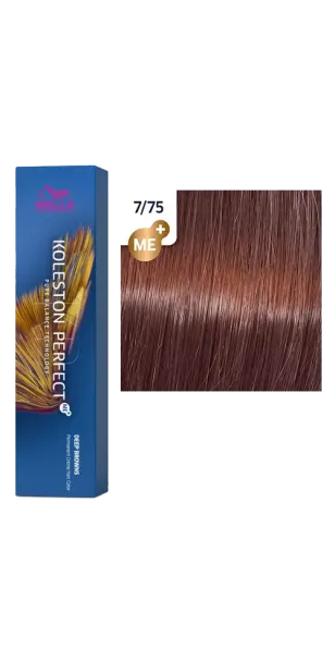 Фото WELLA Koleston Perfect ME+ Крем-краска стойкая оттенок 7/75