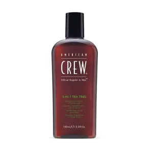 American CREW Tee Tree Средство 3 в 1 чайное дерево (шампунь, кондиционер и гель для тела), 100 мл