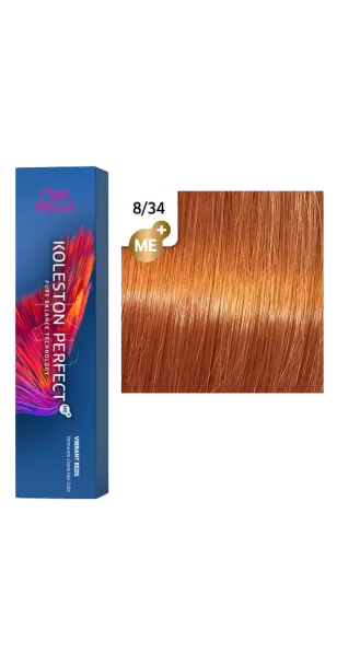 Фото WELLA Koleston Perfect ME+ Крем-краска стойкая оттенок 8/34