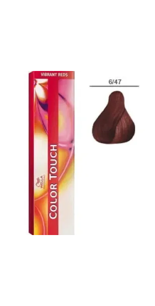 Фото WELLA Color Touch Vibrant Reds Оттеночная краска без аммиака оттенок 6/47