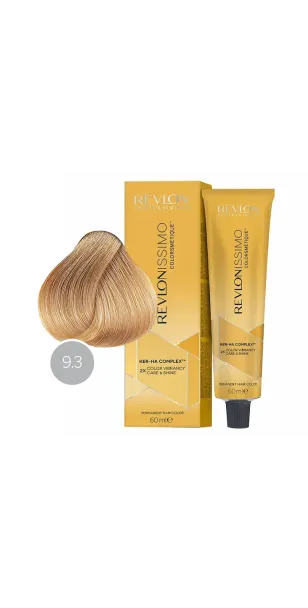 Фото Revlon Professional Revlonissimo Colorsmetique Краска для волос оттенок 9-3 (очень светлый блондин золотой)