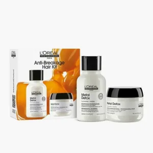 L'OREAL Набор Metal Detox для восстановления окрашенных волос (100 мл + 75 мл)