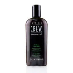 American CREW Tee Tree Средство 3 в 1 чайное дерево (шампунь, кондиционер и гель для тела), 250 мл
