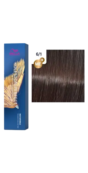 Фото WELLA Koleston Perfect ME+ Крем-краска стойкая оттенок 6/1