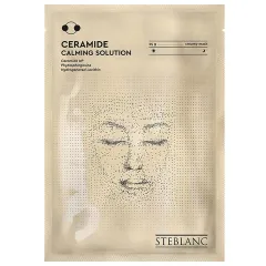 STEBLANC Тканевая крем-маска для лица успокаивающая с церамидами CERAMIDE CALMING SOLUTION 