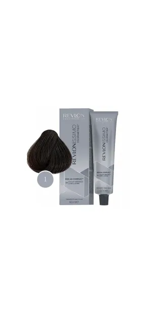 Фото Revlon Professional Revlonissimo Colorsmetique Краска для волос оттенок 1 (черный)