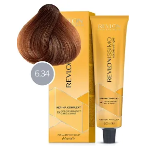 Revlon Professional Revlonissimo Colorsmetique Краска для волос оттенок 6-34 (темный блондин золотисто-медный)