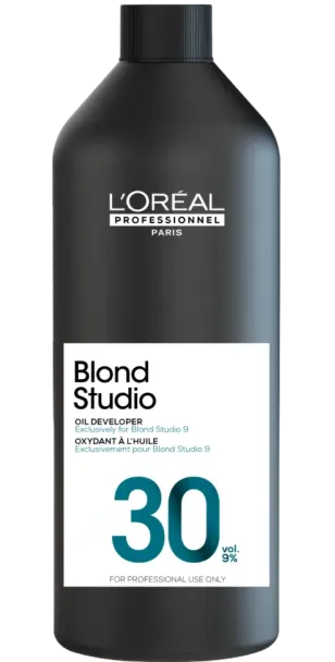 Фото L'OREAL Олео-Оксидент для обесцвечивающей пудры Blond Studio 9, 30 Volume (9%) 1000 мл