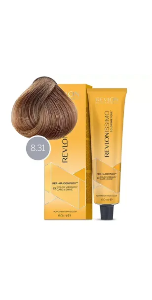 Фото Revlon Professional Revlonissimo Colorsmetique Краска для волос оттенок 8-31 (светлый блондин золотисто-пепельный)