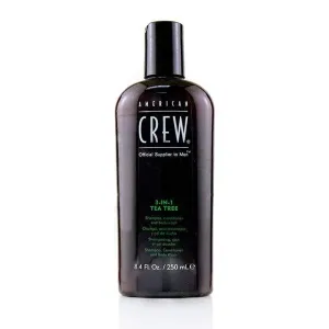 American CREW Tee Tree Средство 3 в 1 чайное дерево (шампунь, кондиционер и гель для тела), 250 мл