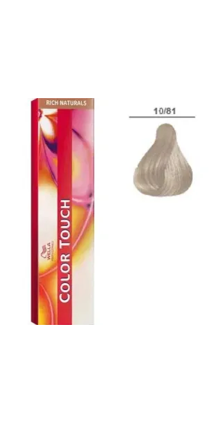 Фото WELLA Color Touch Rich Naturals Оттеночная краска без аммиака оттенок 10/81