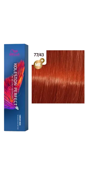 Фото WELLA Koleston Perfect ME+ Крем-краска стойкая оттенок 77/43