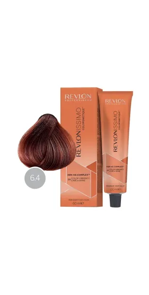 Фото Revlon Professional Revlonissimo Colorsmetique Краска для волос оттенок 6-4 (темный блондин медный)