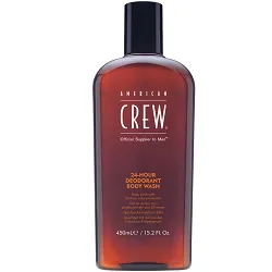 American CREW Гель для душа дезодорирующий 24-Hour Deodorant Body Wash, 450 мл